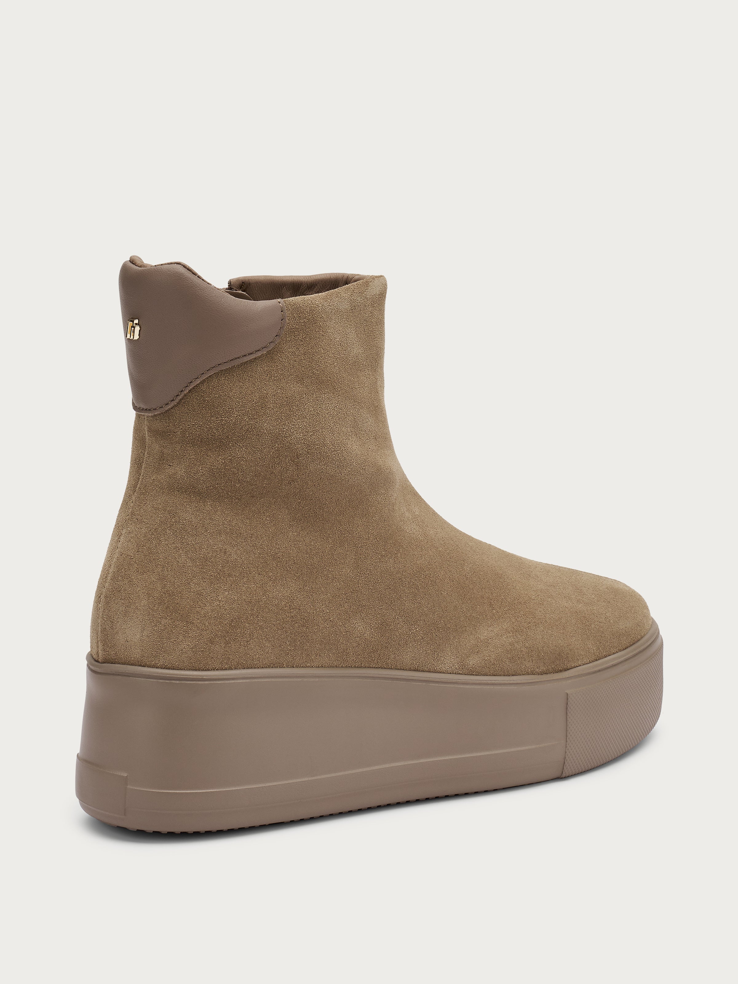 Suede flatform ankle boots FRAU