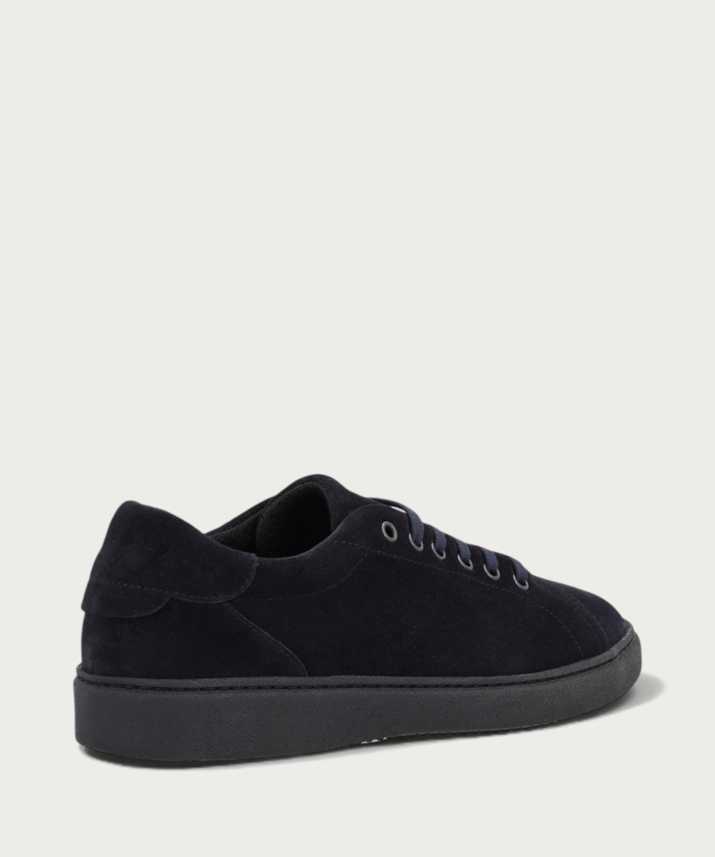 Men's blue suede sneakers
