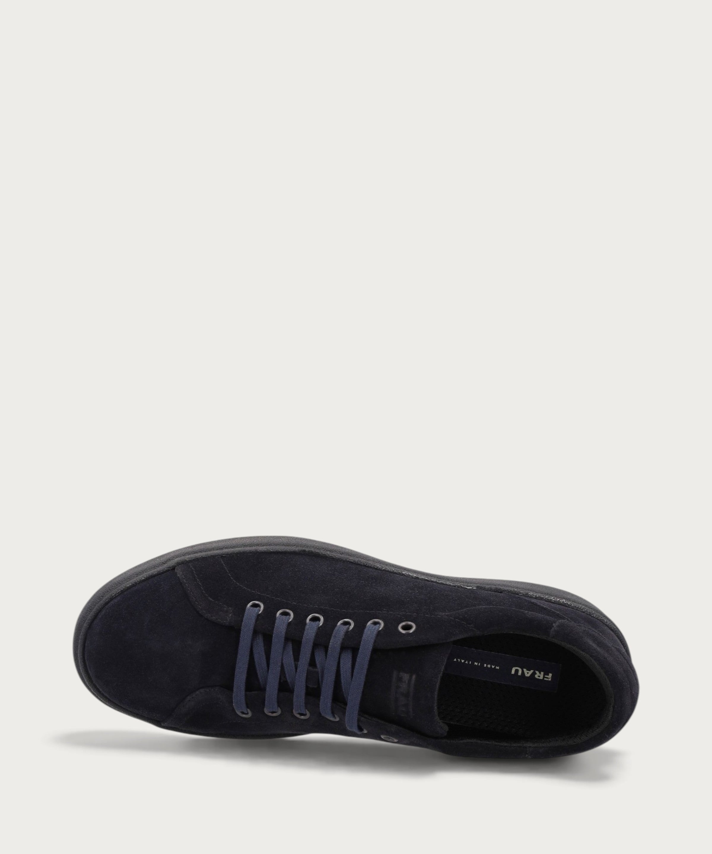 Men's blue suede sneakers