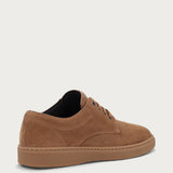 Derby casual uomo in pelle scamosciata marrone