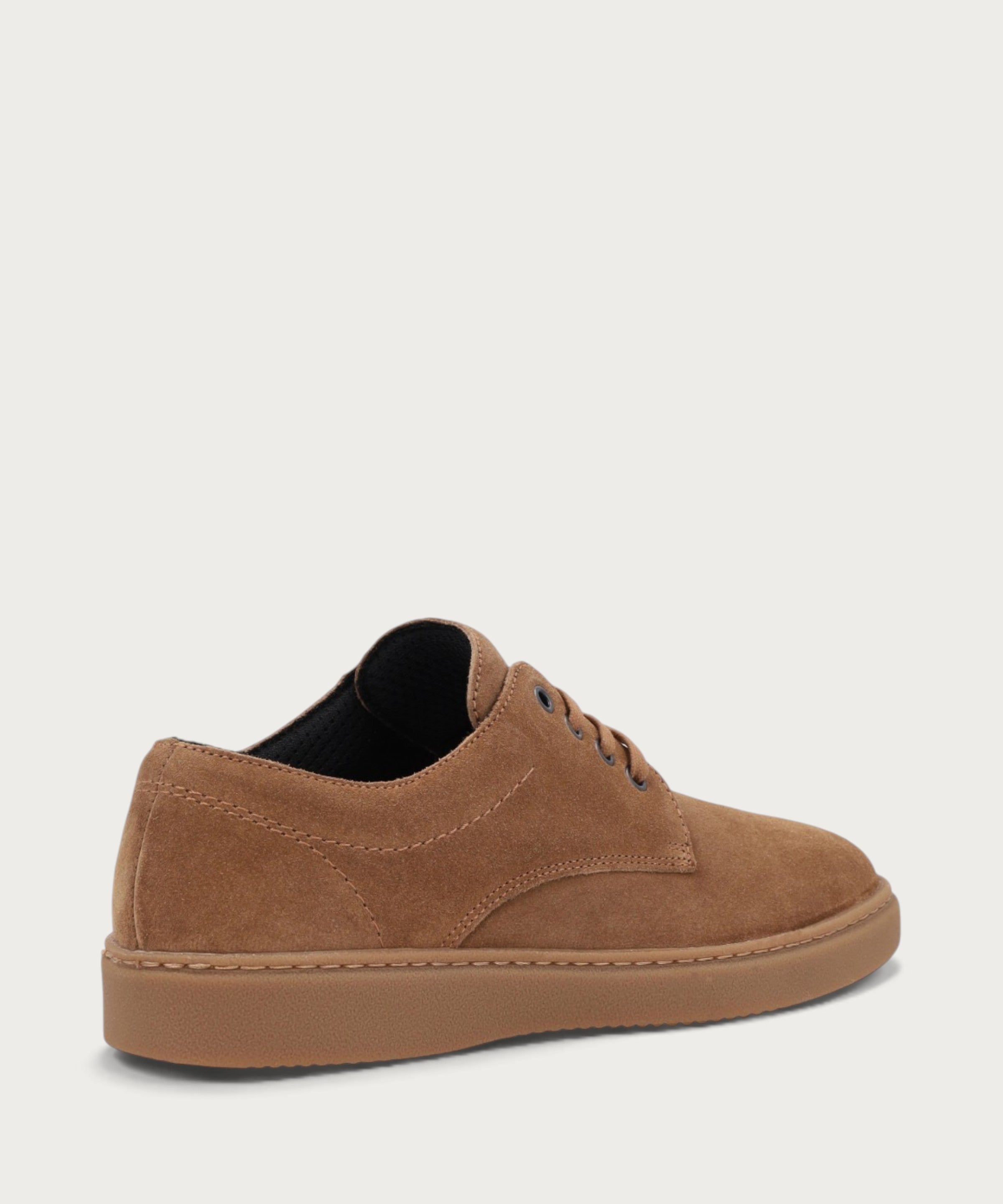 Men's casual brown suede Derby shoes