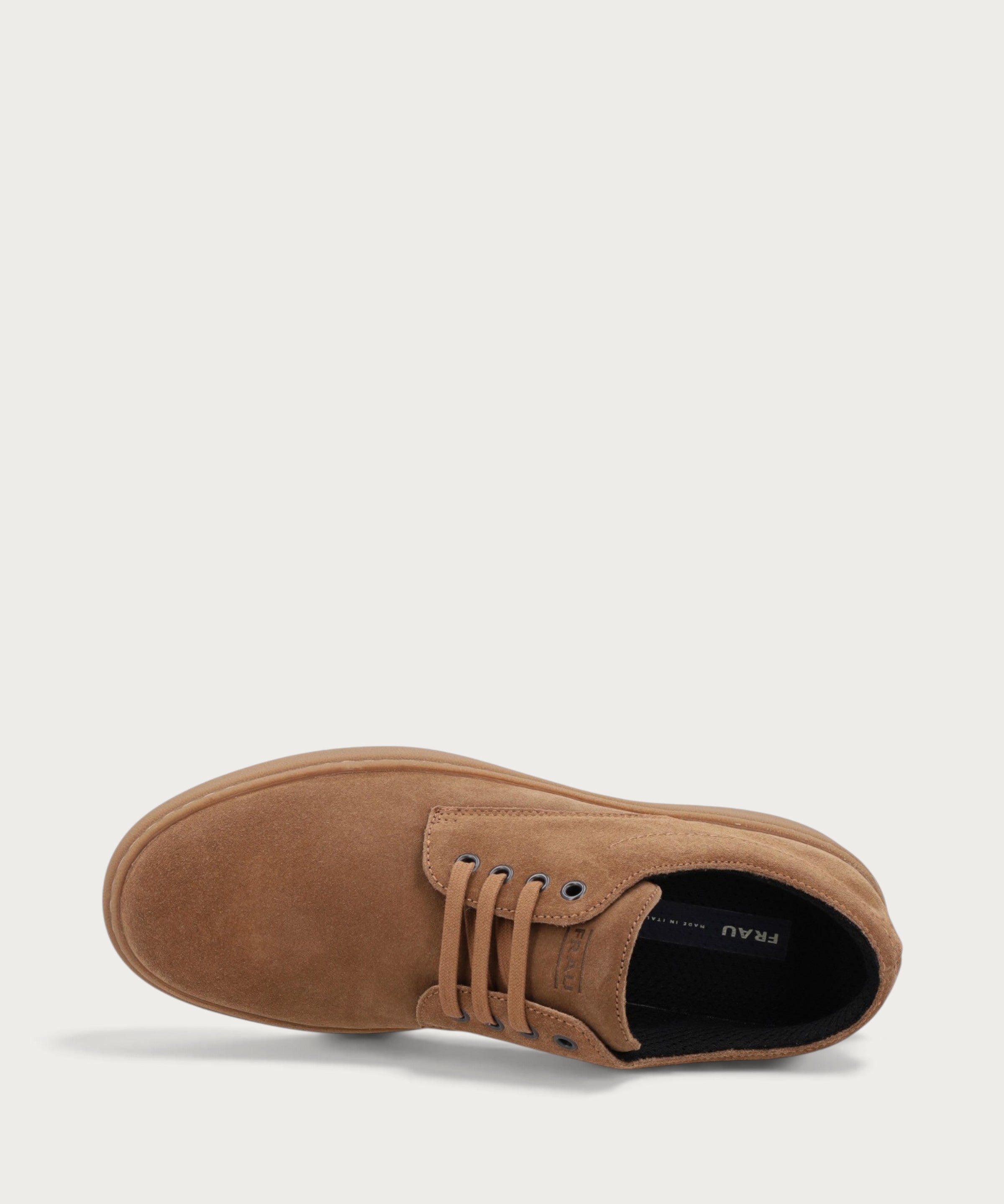 Men's casual brown suede Derby shoes