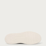 Men's blue suede slip-ons with a chunky sole