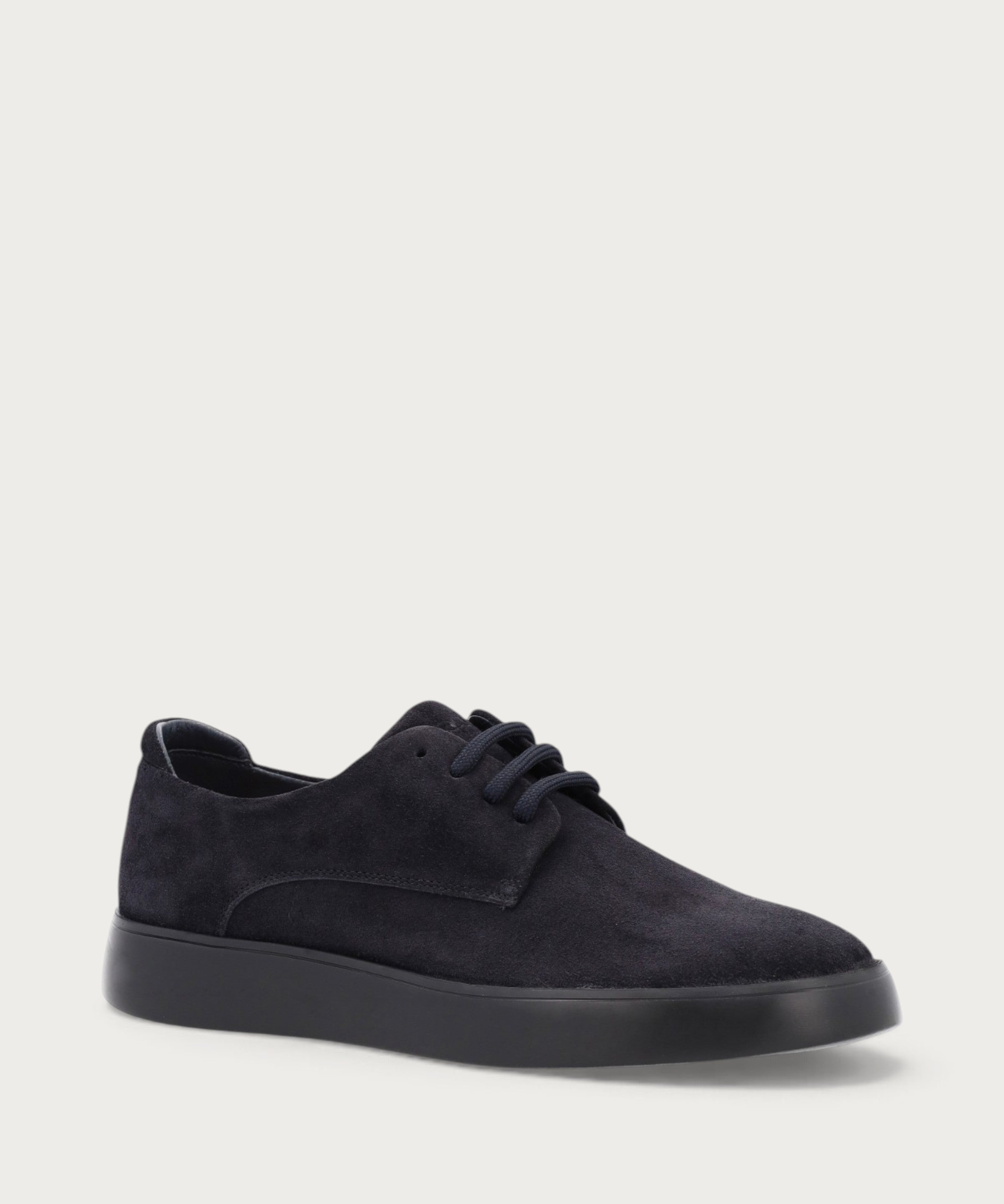 Men’s smart casual blue suede sneakers