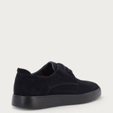 Men’s smart casual blue suede sneakers