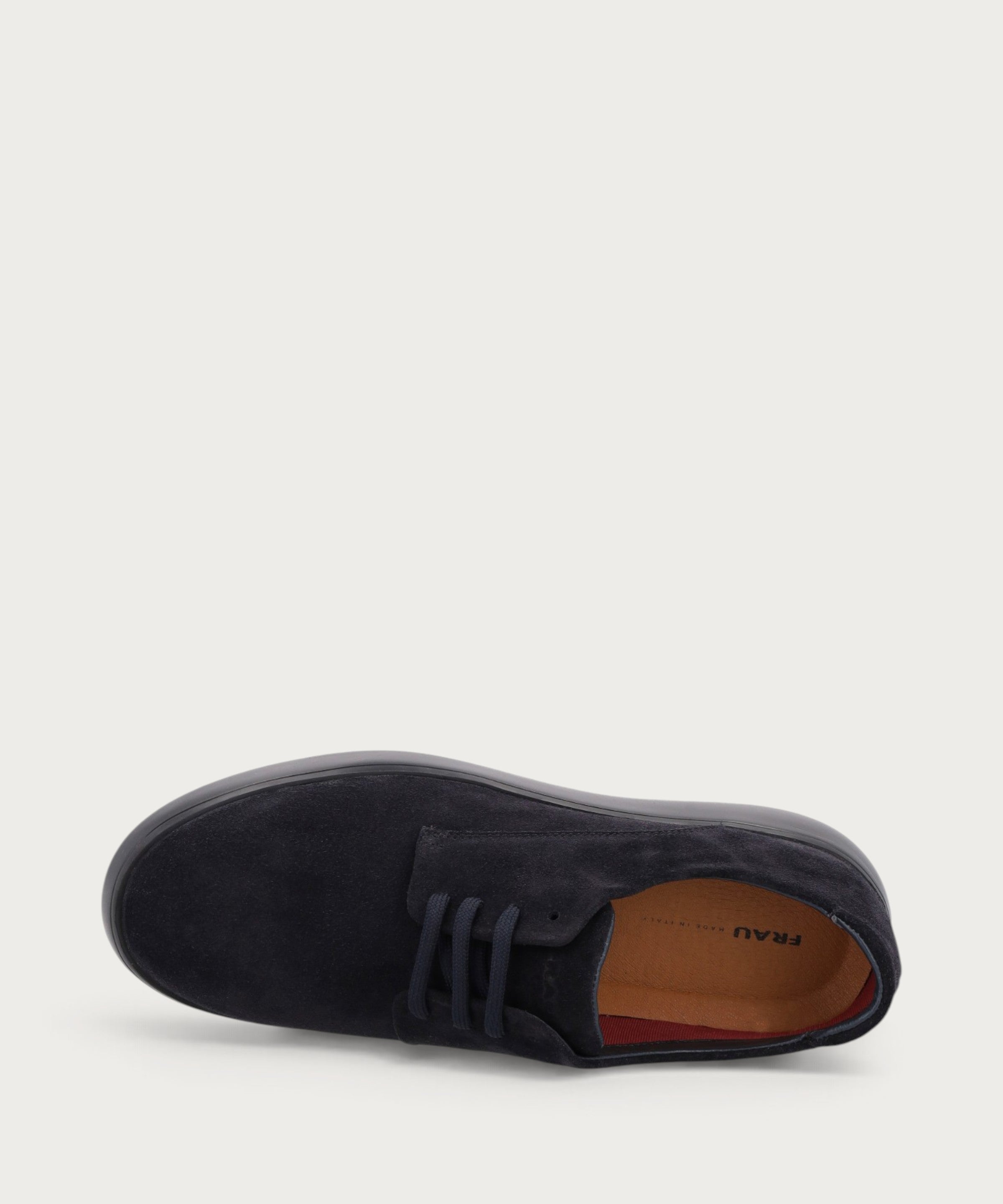 Men’s smart casual blue suede sneakers