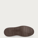 Men's dark brown suede lace-up ankle boots with chunky sole