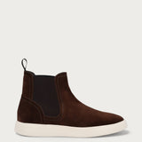 Men's brown suede Beatle boots with chunky sole