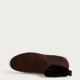 Men's brown suede Beatle boots with chunky sole