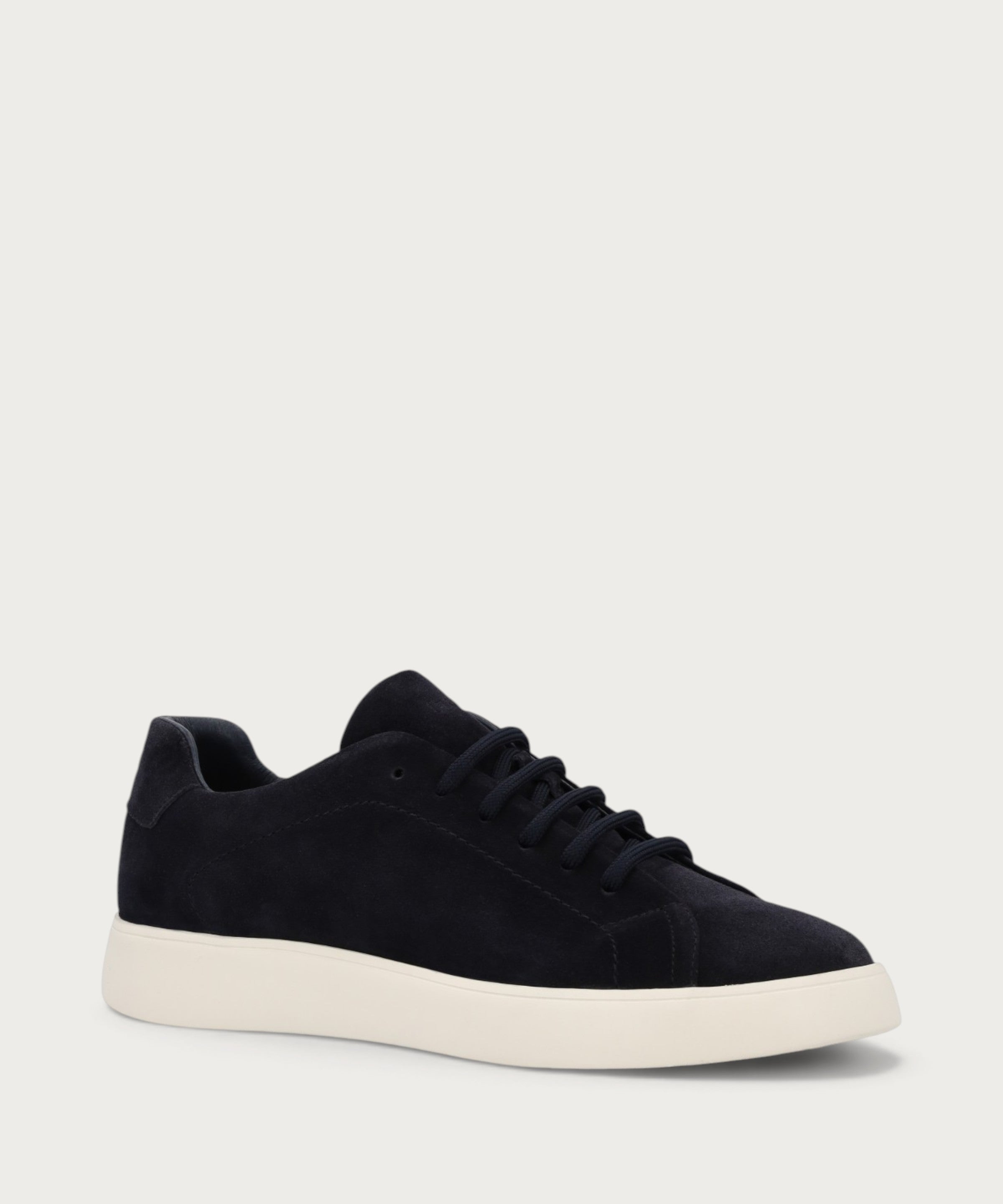 Men's Minimal blue suede sneakers
