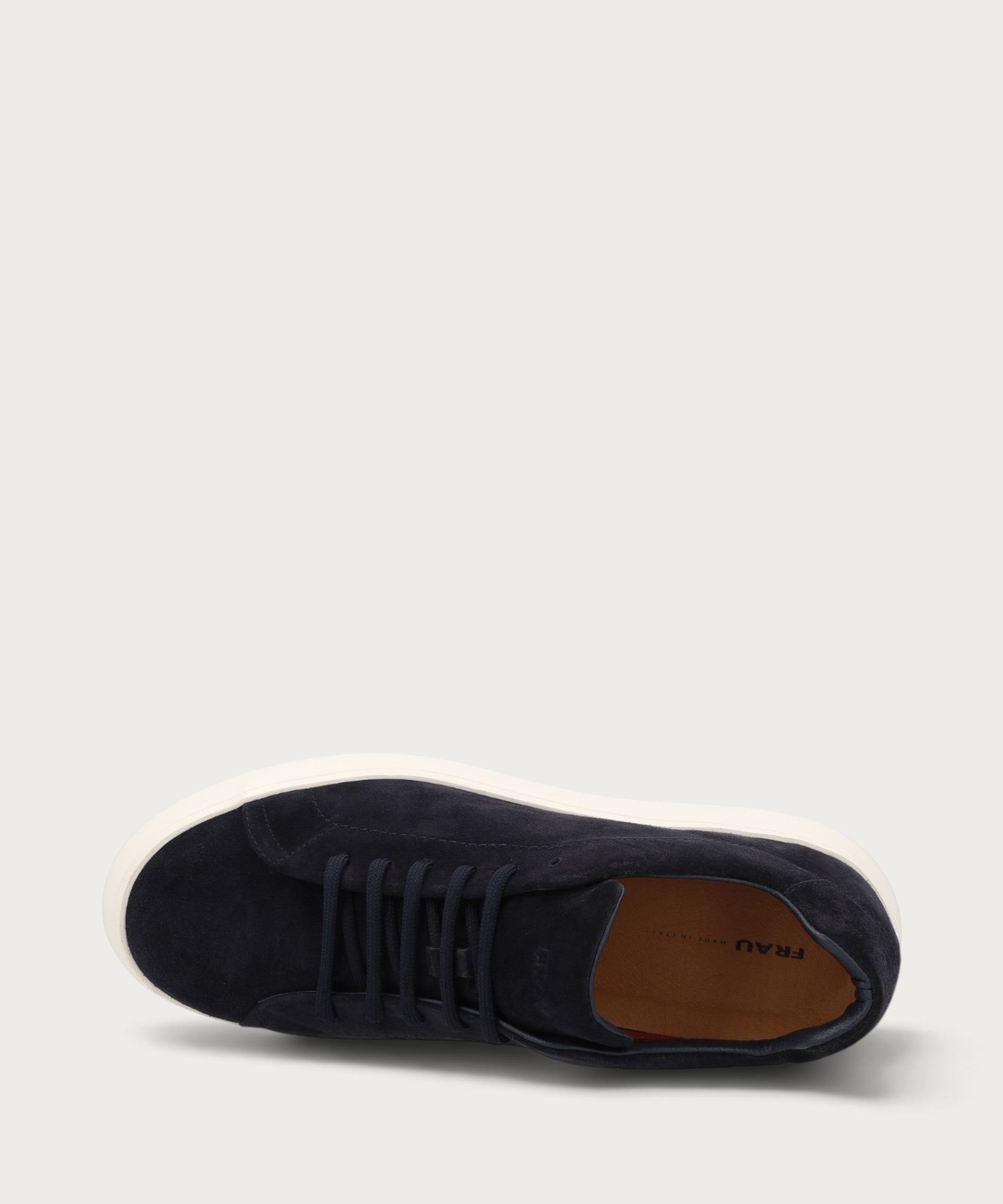 Men's Minimal blue suede sneakers