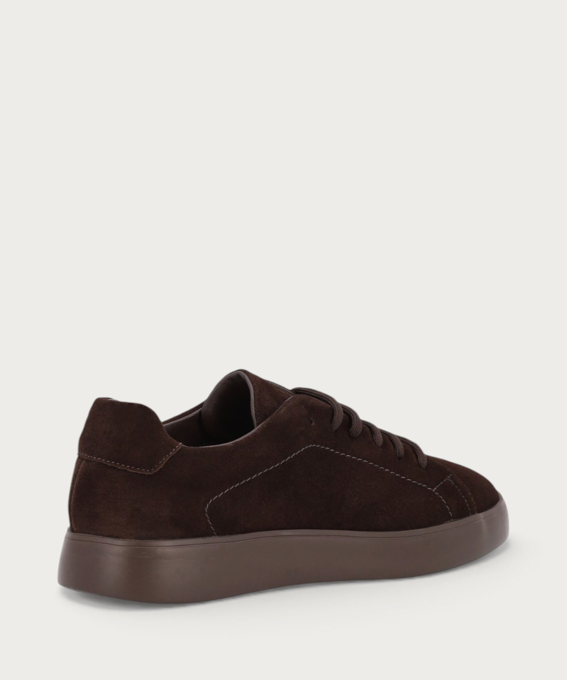 Sneakers uomo Minimal in Pelle Scamosciata testa di moro