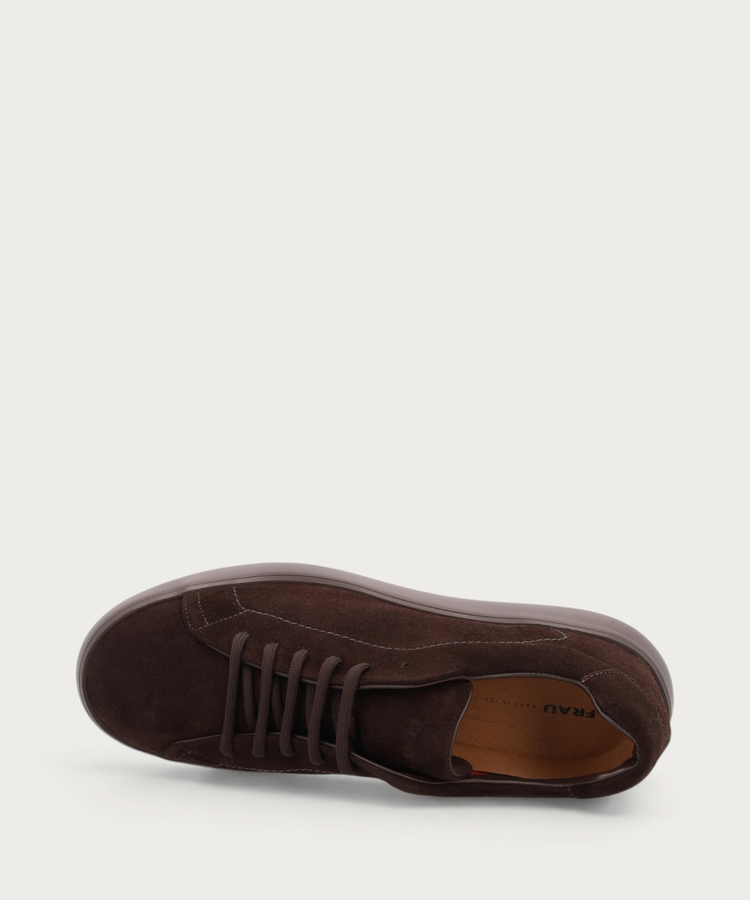 Sneakers uomo Minimal in Pelle Scamosciata testa di moro