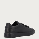 Men's Minimal black leather sneakers