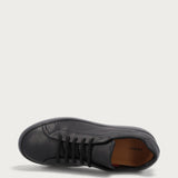Men's Minimal black leather sneakers