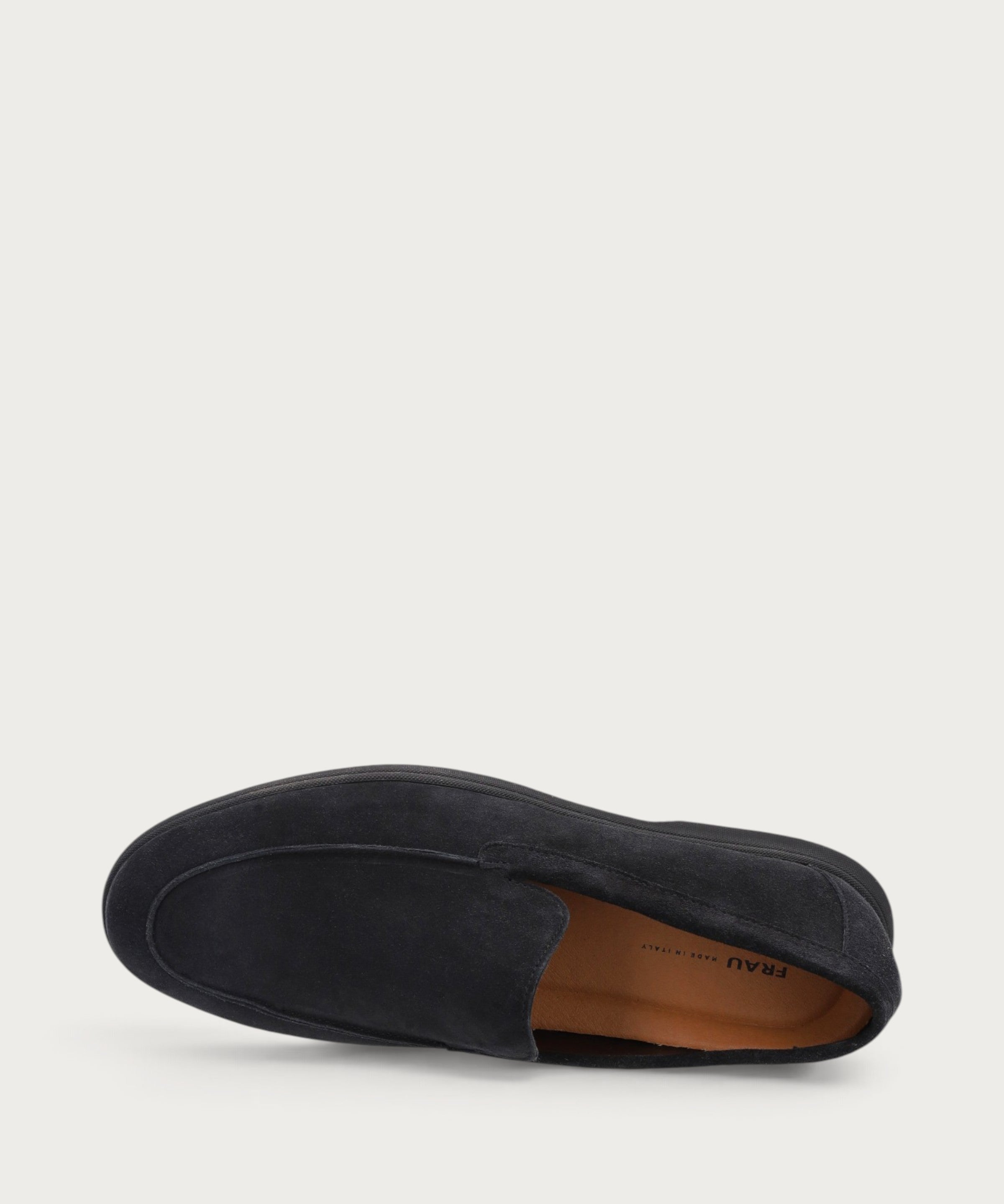 Mocassini Casual Uomo in Pelle Scamosciata nera