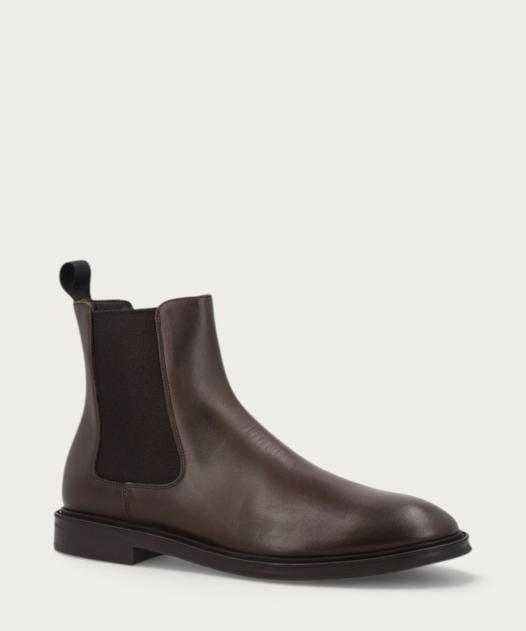Men's heritage airbrushed dark brown calfskin Beatle boots
