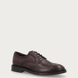 Herren-Schnurschuhe mit Schwalbenschwanz-Design aus aerografiertem Kalbsleder