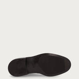 Beatle-Boots im Schwalbenschwanz-Design aus aerografiertem Leder in Braun
