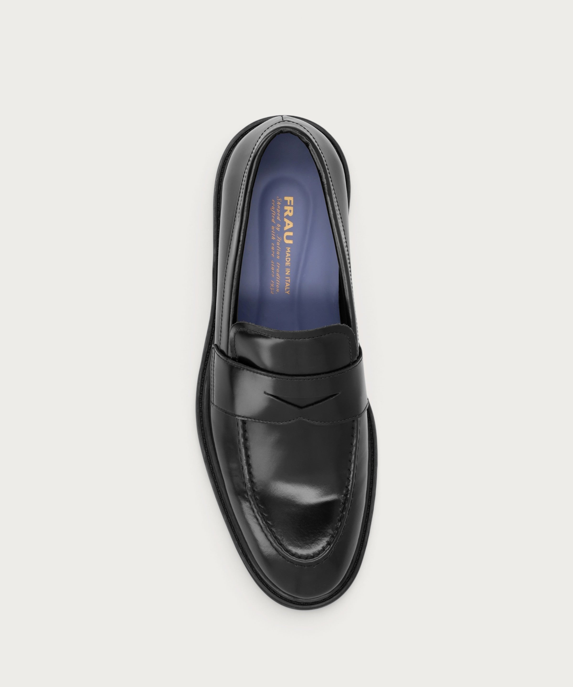 Mocassino Elegante Uomo in Pelle di Vitello lucida nera