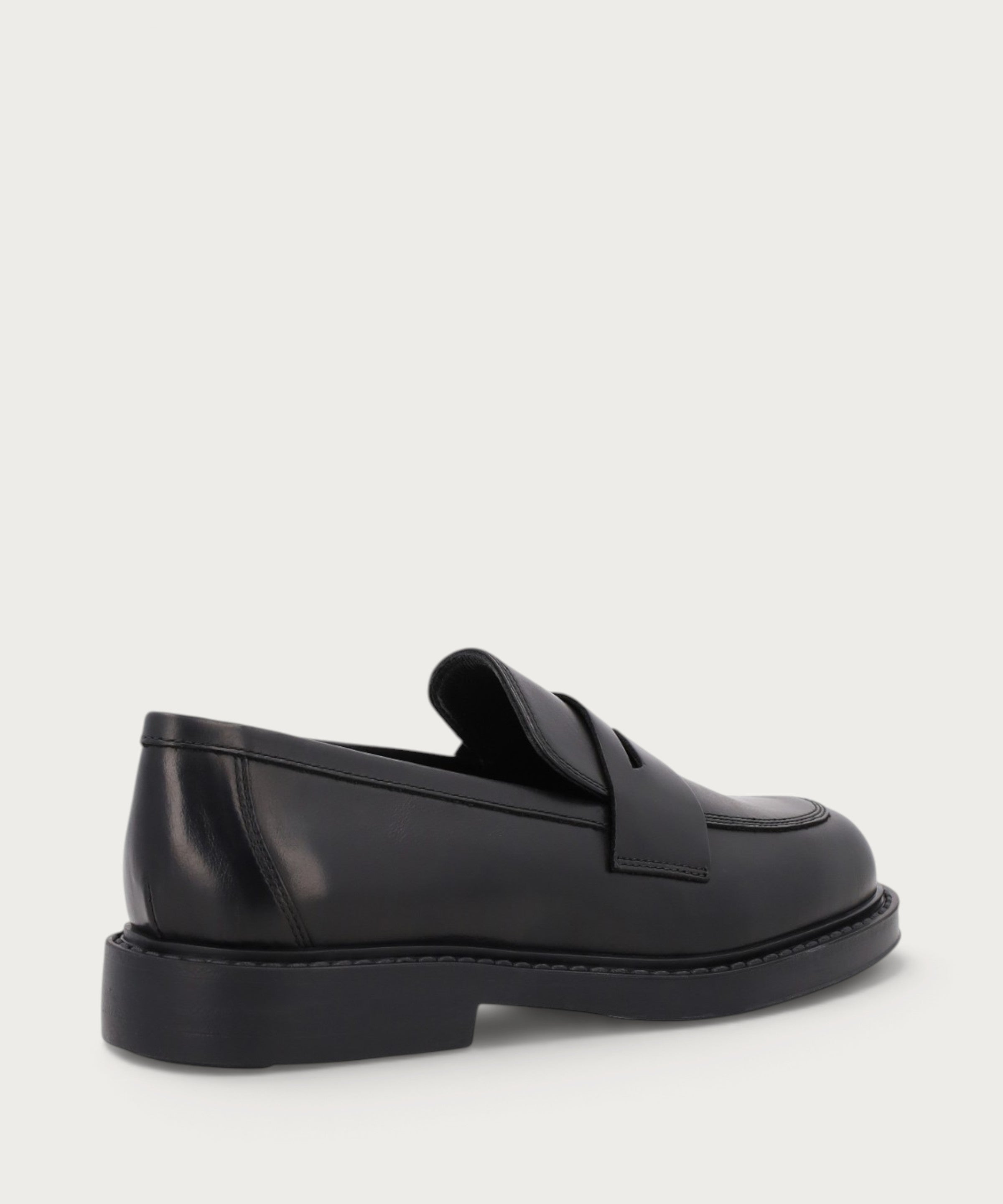 Women's basic black suede loafers