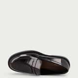 Mocassini Donna in Pelle abrasivata bordeaux sfumata