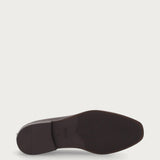 Elegant women's slip-on loafers in ombre brown leather