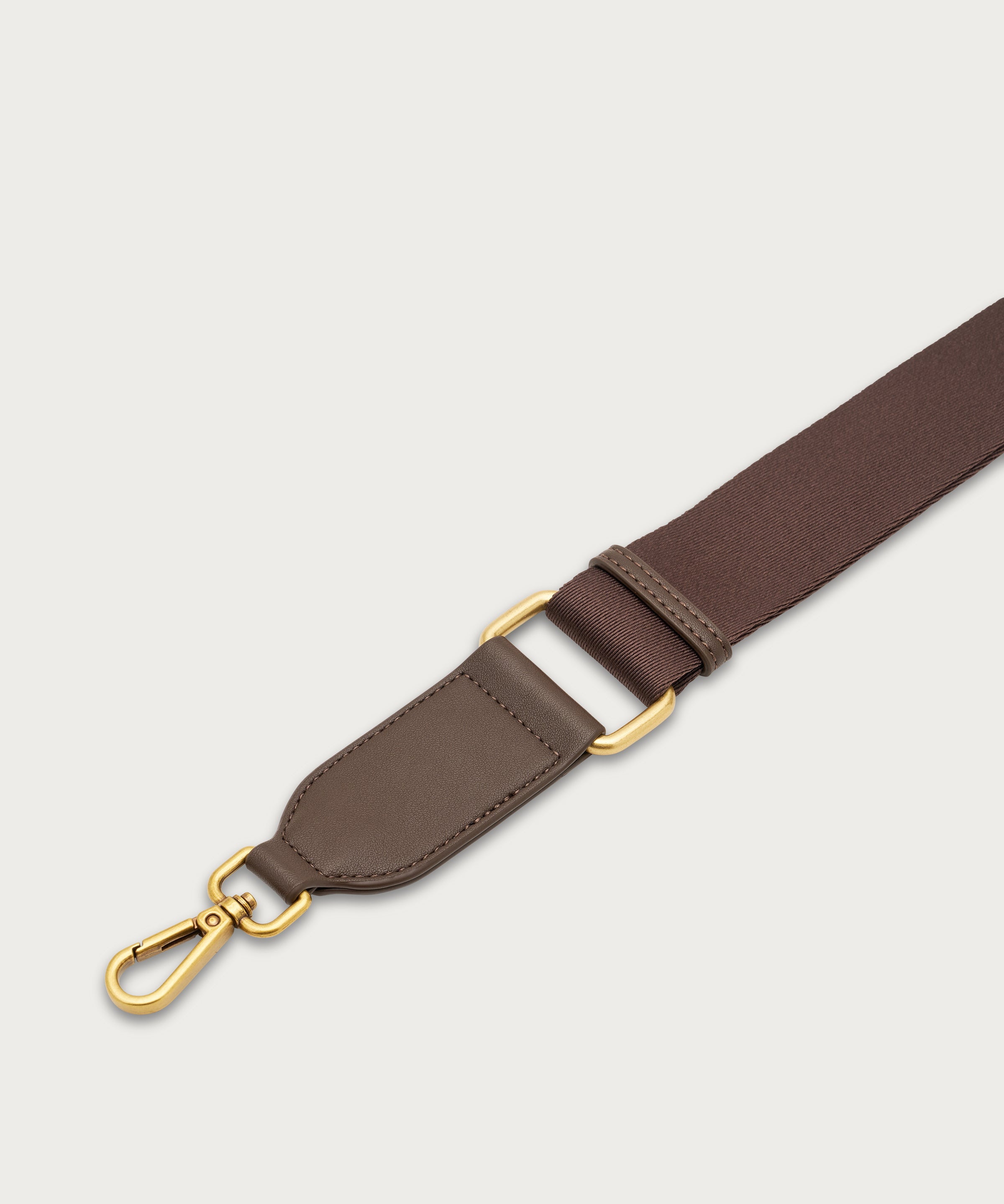 Small brown suede and synthetic shoulder bag